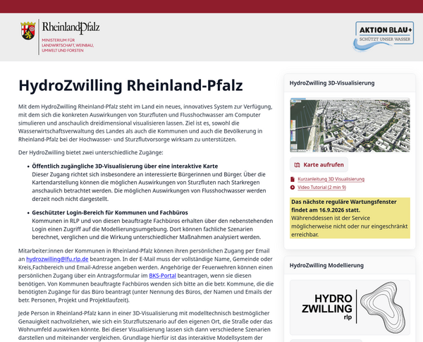 Startseite Hydrozwilling Rheinland-Pfalz