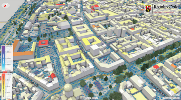 3D-Ansicht Karte